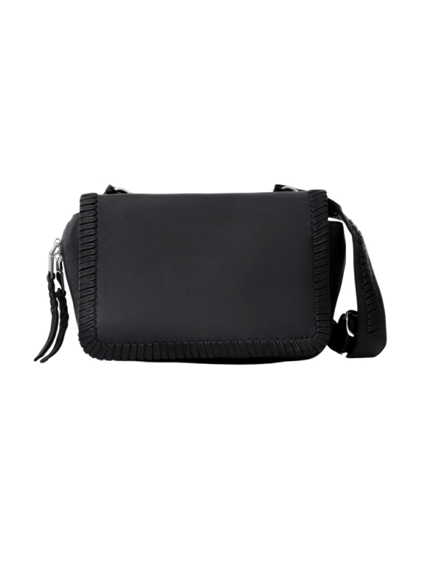 Sac a main discount cuir tresse noir