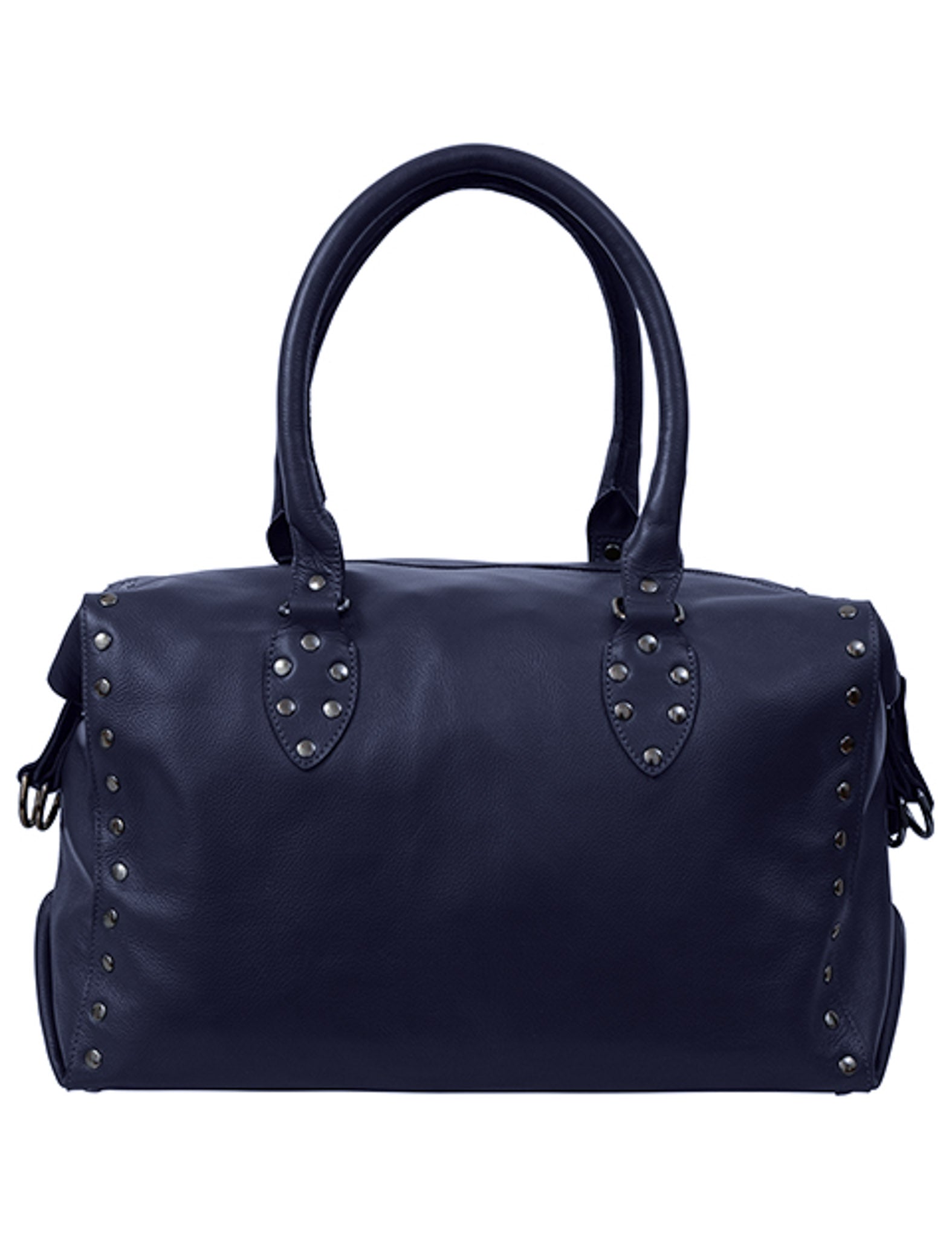 LE SAC ROCK STEPHANIE EN CUIR BLEU MARINE HYPERSOUPLE