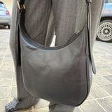 LE SAC FRANCOISE EN CUIR NAPPA NOIR