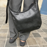 LE SAC FRANCOISE EN CUIR NAPPA NOIR