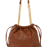 LA SAC SUBLIME EN AGNEAU PLONGE TARZAN EN CUIR CAMEL